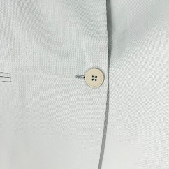 Stella McCartney Mint Green One Button Blazer Jacket - Picture 3 of 12